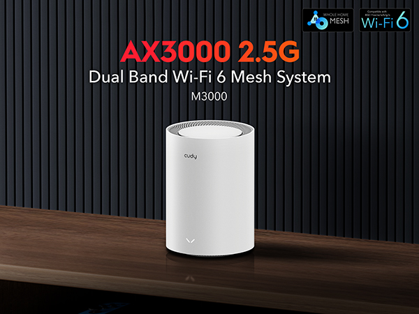 AX3000 Wi-Fi 6 Mesh  2.5G Solution